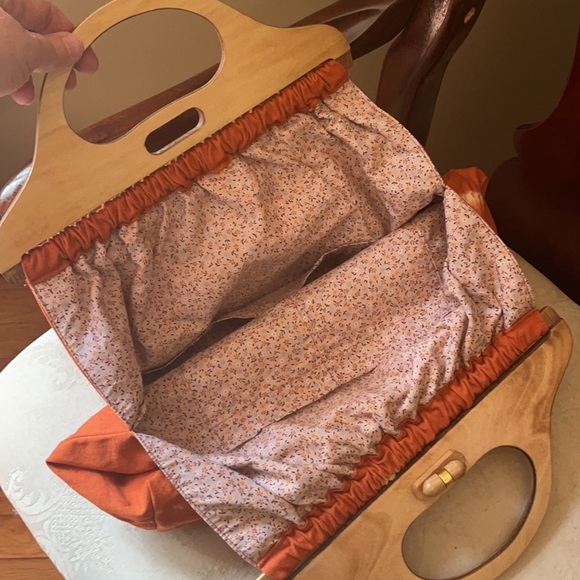 Unique Handcrafted tie dye cotton wooden handle - Picture 4 of 10